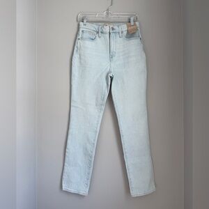 Madewell Women’s Perfect Vintage Jean High Rise Light Wash Tapered Size 26 New